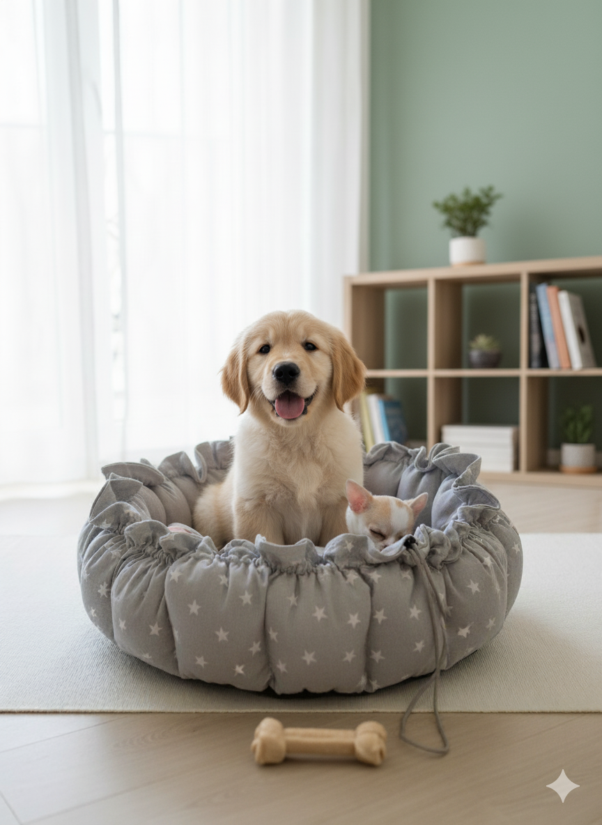 Cama para perros redonda MODELO Estrella