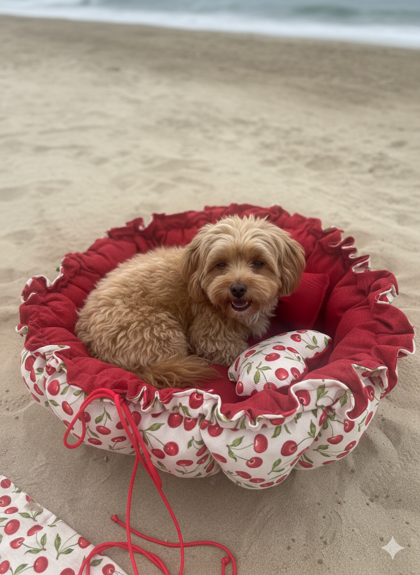 Cama para perros MODELO Cereza redonda