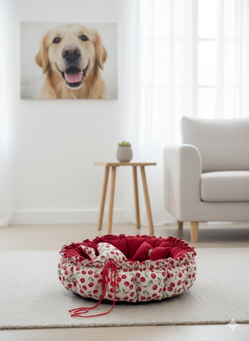 Cama para perros MODELO Cereza redonda