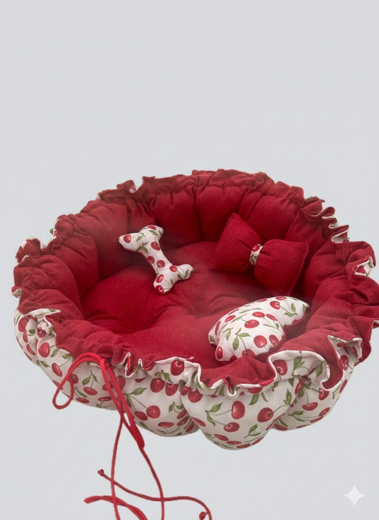 Cama para perros MODELO Cereza redonda