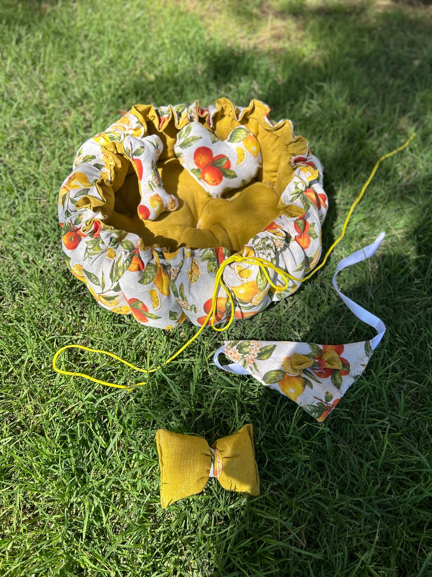 Cama para perros redonda MODELO Naranja