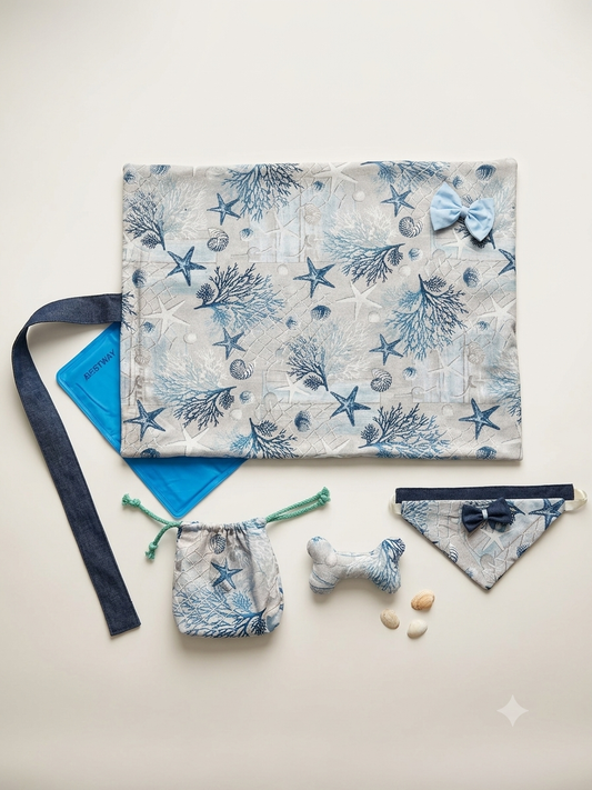 Kit de Verano para Perros – Edición Playa