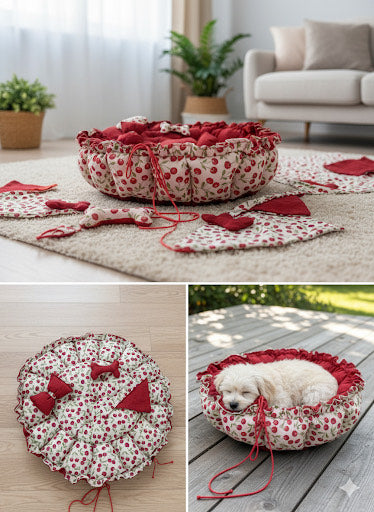 Cama para perros MODELO Cereza redonda